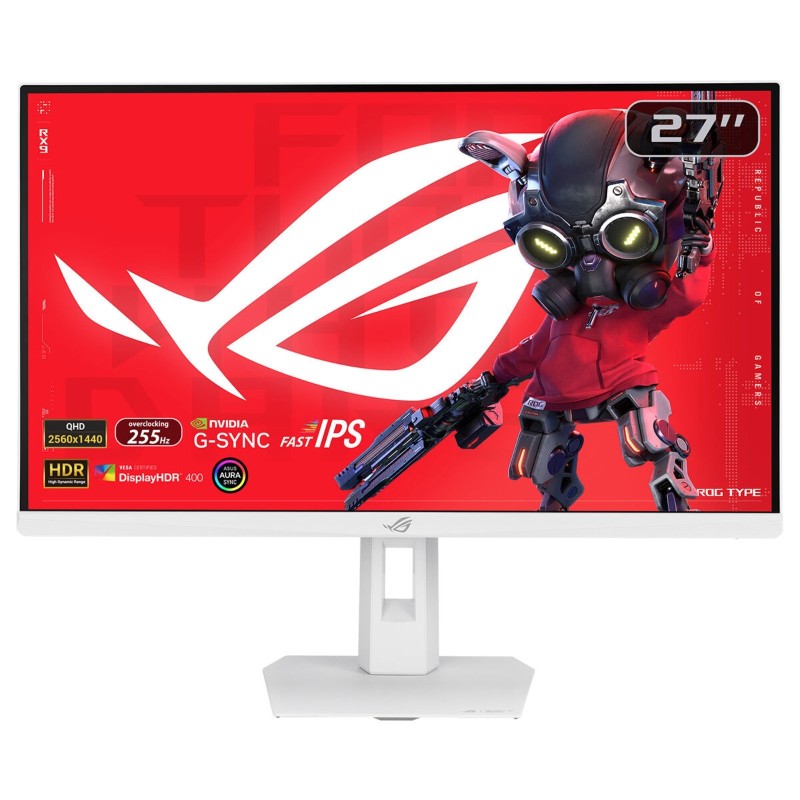 ASUS ROG Strix XG27ACMES-W, 68,6 cm 27", 2560 x 1440 pixels, Wide Quad HD, LCD, 1 ms, Blanc