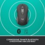 Logitech Signature M650 L, Droitier, Optique, Bluetooth, 4000 DPI, Graphite