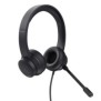Trust HS-201, Avec fil, BureauCentre d'appels, 147 g, Casque, Noir