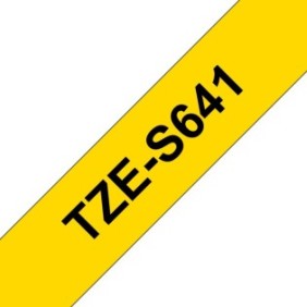 Brother TZE-S641, Noir sur jaune, TZ, Chine, 5 année, Brother, 1,8 cm