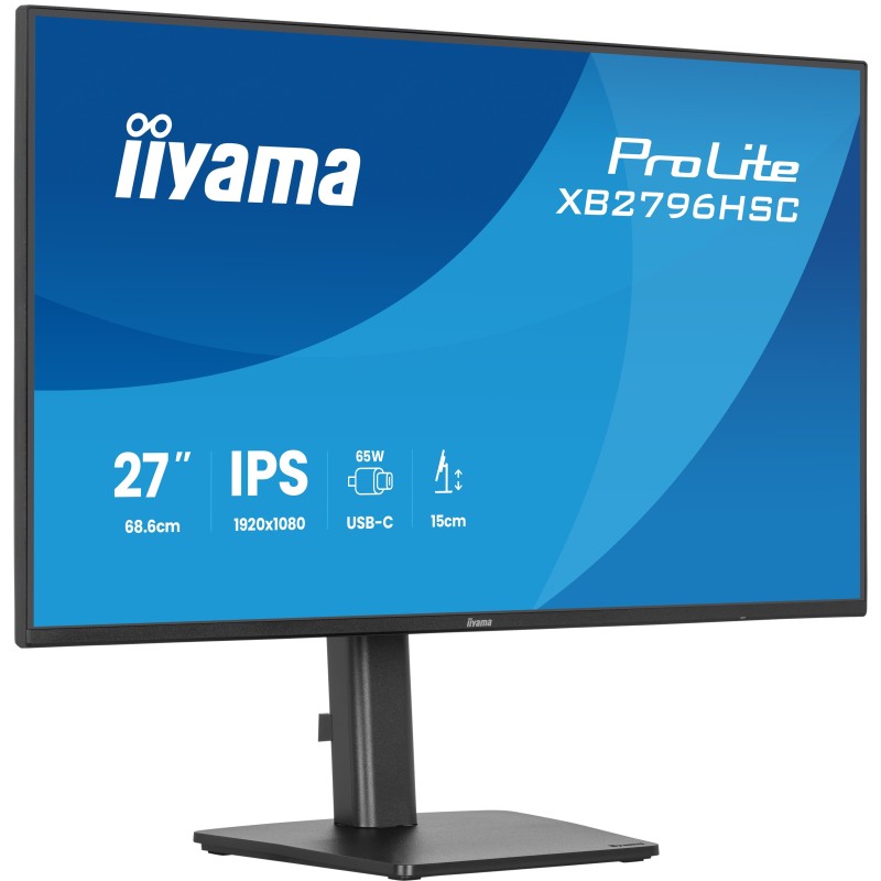 Iiyama ProLite XB2796HSC-B1, 68,6 cm 27", 1920 x 1080 pixels, Full HD, LED, 3 ms, Noir