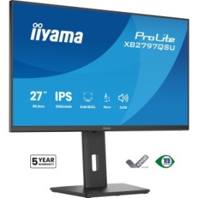 Iiyama ProLite XB2797QSU-B1, 68,6 cm 27", 2560 x 1440 pixels, Quad HD, LED, 1 ms, Noir