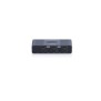 DIGITUS Commutateur KVM USB-C 3.0 Dual HDMI , 2 ports, 4K60Hz, Core Line, 3840 x 2160 pixels, 4K Ultra HD, Gris