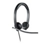 Logitech H650E, Avec fil, BureauCentre d'appels, 50 - 10000 Hz, 120 g, Casque, Noir, Argent