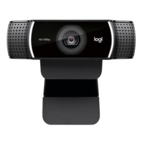 Logitech C922 Pro Stream Webcam, 1920 x 1080 pixels, Full HD, 60 ips, 1280x720@60fps, 1920x1080@30fps, 720p, 1080p, H.264