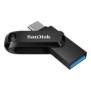 SanDisk Ultra Dual Drive, 128 Go, USB Type-A USB Type-C, 3.2 Gen 1 3.1 Gen 1, 150 Mos, Slide, Noir, Argent