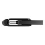 SanDisk Ultra Dual Drive, 128 Go, USB Type-A USB Type-C, 3.2 Gen 1 3.1 Gen 1, 150 Mos, Slide, Noir, Argent