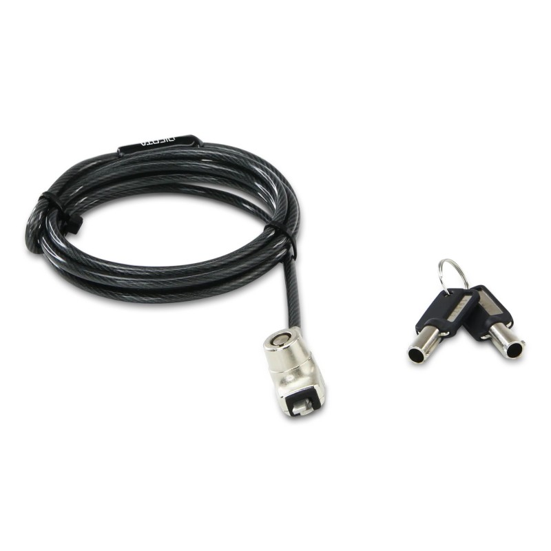 Dicota BASE XX Laptop Lock Wedge, 1,5 m, Clé, Anthracite