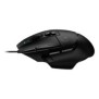 Logitech G G502 X, Droitier, Optique, USB Type-A, 25600 DPI, Noir