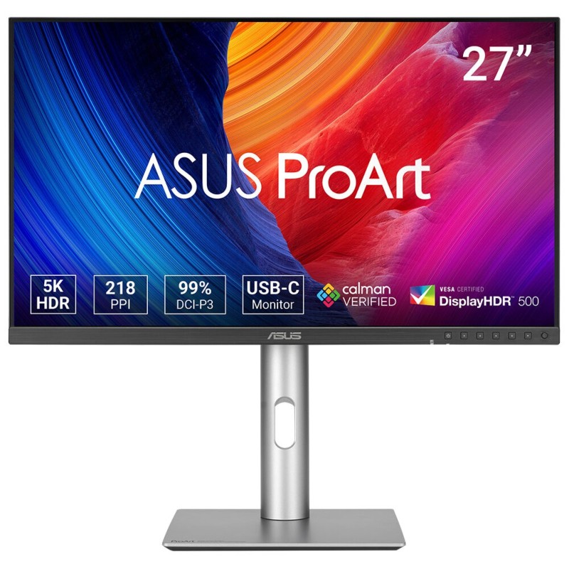 ASUS ProArt PA27JCV, 68,6 cm 27", 5120 x 2880 pixels, 5K Ultra HD, LCD, 5 ms, Noir