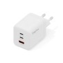DIGITUS Chargeur USB GaN 100 W, 2 ports USB-C, 1 port USB-A, Intérieure, Secteur, Blanc