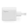 DIGITUS Chargeur USB GaN 100 W, 2 ports USB-C, 1 port USB-A, Intérieure, Secteur, Blanc