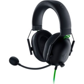 Razer Blackshark V2 X, Avec fil, 12 - 28000 Hz, Gaming, 270 g, Casque, Noir, Vert