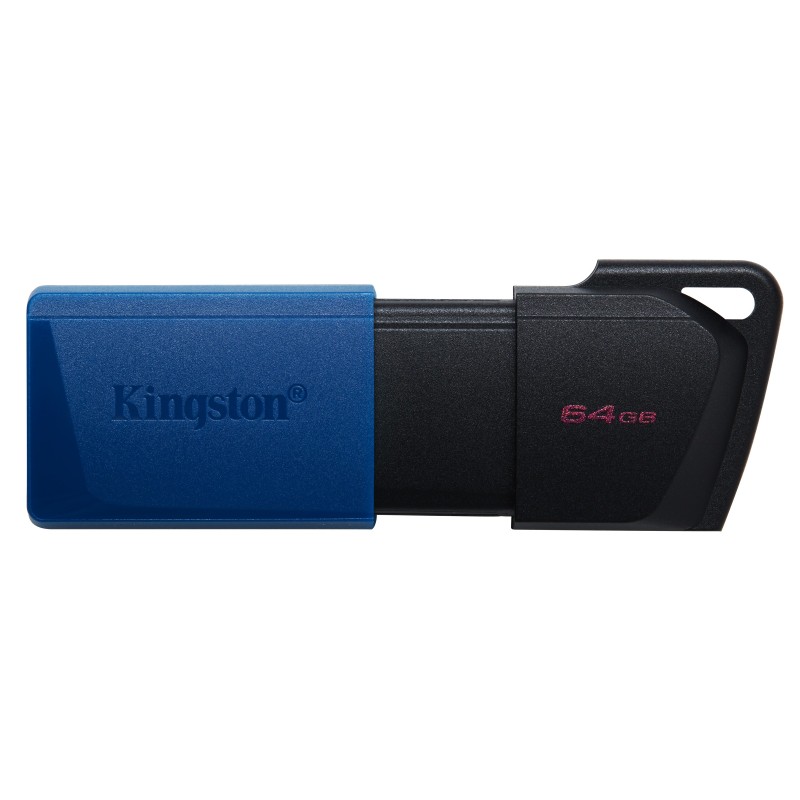 Kingston DataTraveler 64GB USB3.2 Gen 1 Exodia M Noir + Bleu - 2 Pieces, 64 Go, USB Type-A, 3.2 Gen 1 3.1 Gen 1, Slide, 20 g, Noir, Bleu