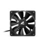 Sharkoon SilentStorm BW120 PWM, Ventilateur, 12 cm, 450 trmin, 1400 trmin, 89,06 m³h, Baie