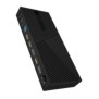 ICY BOX IB-DK2246AC, Avec fil, USB 3.2 Gen 2 3.1 Gen 2 Type-A, 10,100,1000 Mbits, Noir, 3840 x 2160 pixels, 60 Hz