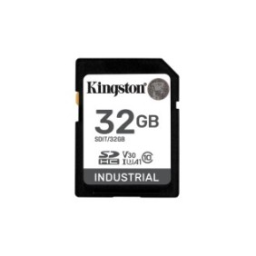 Kingston 32G SDHC Industrial pSLC, 32 Go, SDHC, Classe 10, UHS-I, 100 Mos, 80 Mos