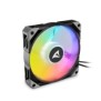 Sharkoon F50, Ventilateur, 12 cm, 600 trmin, 2000 trmin, 132 m³h, Noir, Gris