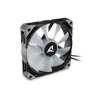 Sharkoon F50, Ventilateur, 12 cm, 600 trmin, 2000 trmin, 132 m³h, Noir, Gris