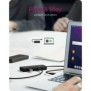 ICY BOX IB-HUB1436-CPD, Avec fil, USB 3.2 Gen 2 3.1 Gen 2 Type-A, 100 W, Noir, 10 Gbits, Aluminium