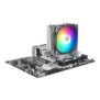 Thermaltake UX400 ARGB Sync, Refroidisseur d'air, 12 cm, 700 trmin, 1800 trmin, Noir