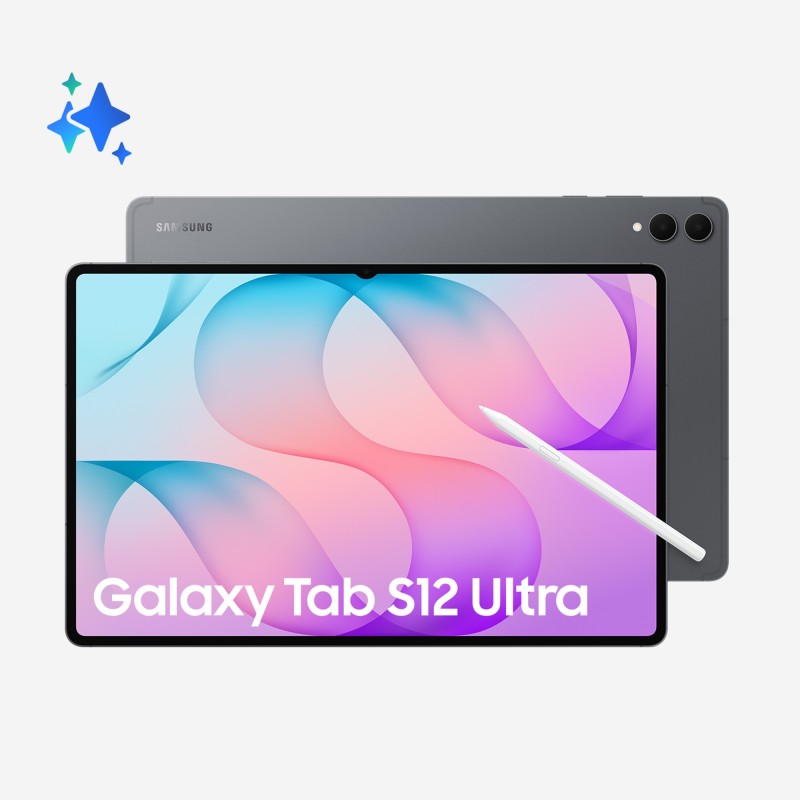 Samsung Galaxy Tab S12 Ultra Wi-Fi, 37,1 cm 14.6", 2960 x 1848 pixels, 256 Go, 12 Go, 3,5 GHz, Gris