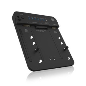 ICY BOX IB-2913MCL-C31, HDD, SSD, SATA, Série ATA II, Série ATA III, 2.5,3.5,M.2, USB 3.2 Gen 2 3.1 Gen 2 Type-C, Noir, Plastique