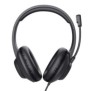 Trust Ayda Max, Avec fil, BureauCentre d'appels, 20 - 20000 Hz, 167 g, Casque, Noir