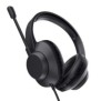Trust Ayda Max, Avec fil, BureauCentre d'appels, 20 - 20000 Hz, 167 g, Casque, Noir