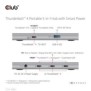 Club 3D CSV-1580, Station d'accueil, Thunderbolt 4, Argent, OS Support: Windows10™ or above version supported Thunderbolt™ 4 host MacOS™ 11 or above..., CC, 10 W