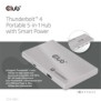 Club 3D CSV-1580, Station d'accueil, Thunderbolt 4, Argent, OS Support: Windows10™ or above version supported Thunderbolt™ 4 host MacOS™ 11 or above..., CC, 10 W