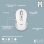 Logitech Signature Slim Combo MK950, Sans fil, RF sans fil + Bluetooth, Commutateur de touche « ciseaux », QWERTZ, Blanc, Souris incluse