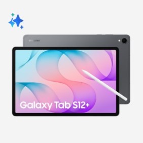 Samsung Galaxy Tab S12+ Wi-Fi, 32 cm 12.6", 2800 x 1752 pixels, 256 Go, 12 Go, 3,5 GHz, Gris
