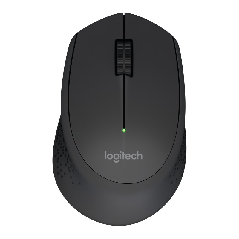 Logitech M280, Droitier, Optique, RF sans fil, 1000 DPI, Noir
