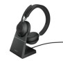 Jabra Evolve2 65, Sans fil, BureauCentre d'appels, 20 - 20000 Hz, 176,4 g, Casque, Noir