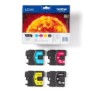 Brother LC980VALBP - Pack de cartouches d'encre originales, Noir, Cyan, Magenta, Jaune, 4 pièce, 300 pages, 260 pages, Multi pack