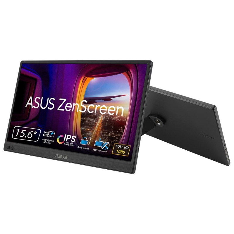 ASUS ZenScreen MB169CK, 39,6 cm 15.6", 1920 x 1080 pixels, Full HD, LCD, 5 ms, Noir