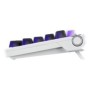 ASUS ROG Azoth X, Avec fil &sans fil, USB + RF Wireless + Bluetooth, Clavier mécanique, QWERTZ, LED RGB, Blanc
