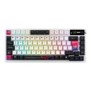 ASUS ROG Azoth X, Avec fil &sans fil, USB + RF Wireless + Bluetooth, Clavier mécanique, QWERTZ, LED RGB, Blanc