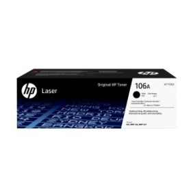 HP Cartouche de toner laser authentique 106A, noir, 1000 pages, Noir, 1 pièce
