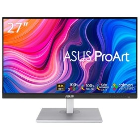 ASUS ProArt PA279CV, 68,6 cm 27", 3840 x 2160 pixels, 4K Ultra HD, LED, 5 ms, Noir, Argent