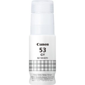 Canon Bouteille d'encre grise GI-53GY, Original, Gris, Canon, PIXMA G650 PIXMA G550, 60 ml, Jet d'encre