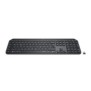 Logitech MX Master Keys for Business, Taille réelle 100 %, Sans fil, Bluetooth, Graphite
