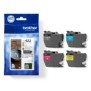Brother LC422VAL - Pack de cartouches d'encre originales, Noir, Cyan, Magenta, Jaune, 4 pièce, 550 pages, 550 pages, Multi pack