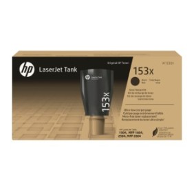 HP Kit de recharge de toner 153X authentique LaserJet Tank, noir, 5000 pages, Noir, 1 pièce