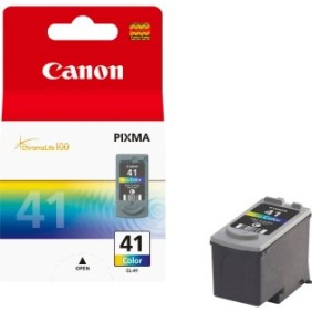 Canon Cartouche d'encre couleur CL-41 CMY, Cyan, Magenta, Jaune, Encre à pigments, 1 pièce