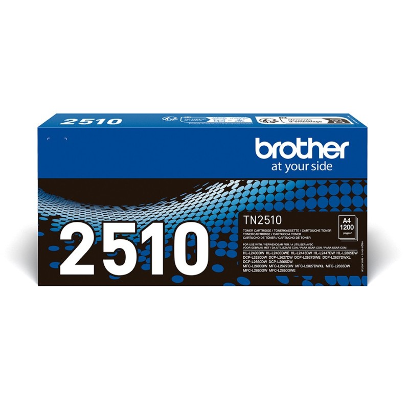 Brother TN2510 - Cartouche de toner originale - Noir, 1200 pages, 0 pages, Noir, 1 pièce