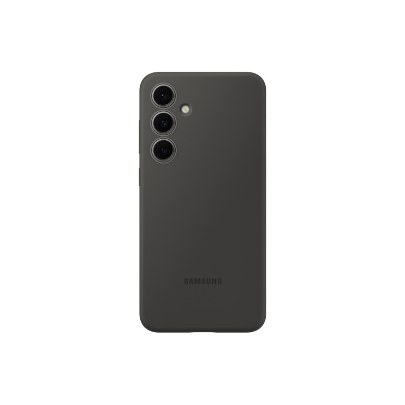 Samsung Coque en silicone pour Galaxy S24 FE, Housse, Samsung, Galaxy S24 FE, 17 cm 6.7", Noir