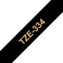 Brother TZE-334, Or sur noir, TZe, Transfert thermique, Chine, 5 année, Brother