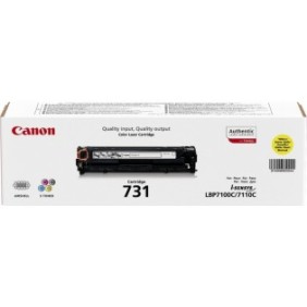 Canon 731, 1500 pages, Jaune, 1 pièce